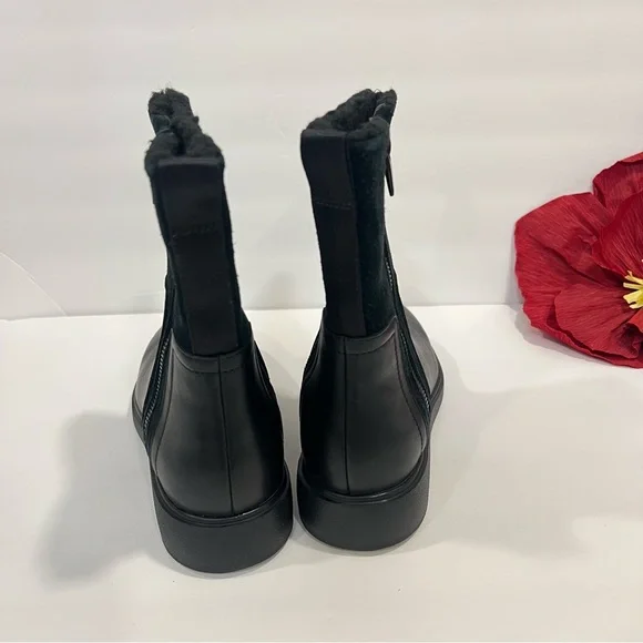 Unstructured By Clark’s Black Faux Fur Winter Boots - New Without Box - Reemoly - Picture 12 of 15